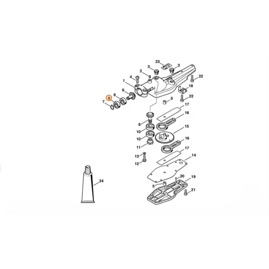 STIHL  Łożysko kulkowe 9503 003 9856